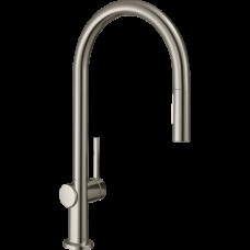 Змішувач Talis M54 210 2jet кухонний з витяжним виливом Stainless Steel (72800800)
