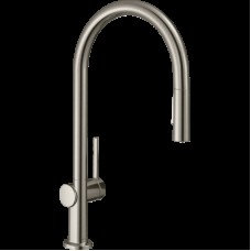 Змішувач Talis 210 2jet кухонний з витяжним виливом Sbox (72801800) Stainless Steel