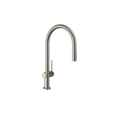 Змішувач Talis 210 1jet кухонний з витяжним виливом Stainless Steel (72802800)