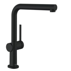 Змішувач Talis 270 1jet кухонний з витяжним виливом Sbox (72809670) Black Matt