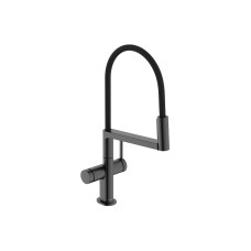 Змішувач Talis M54 PowderSpray 210 3jet Semi-Pro кухонний, Brushed Black Chrome (72861340)