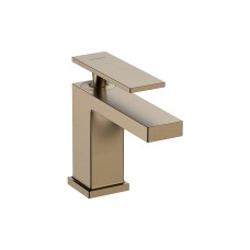 Змішувач Tecturis E 80 CoolStart EcoSmart+ для умивальника без донного клапана, Brushed Bronze (73001140)