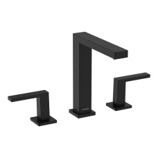 Змішувач Tecturis E EcoSmart+ push open для умивальника на 3 отвори, Matt Black (73030670)
