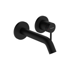Змішувач Tecturis S 165 для умивальника зі стіни, Matt Black (73350670)