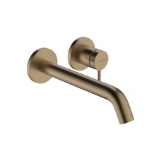 Змішувач Tecturis S 225 для умивальника зі стіни, Brushed Bronze (73351140)