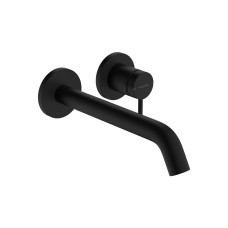 Змішувач Tecturis S 225 для умивальника зі стіни, Matt Black (73351670)