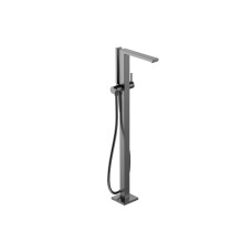 Змішувач Tecturis E для ванни підлоговий, Brushed Black Chrome (73445340)