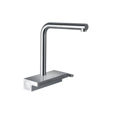 Змішувач Aquno Select M81 250 2jet кухонний з витяжним виливом (73836000) Chrome