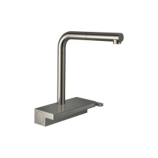 Змішувач Aquno Select M81 250 2jet кухонний з витяжним виливом (73836800) Stainless Steel Finish