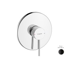 Змішувач Zesis S прихованого монтажу для душу Matt Black, (74616670)