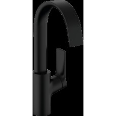 Змішувач Vivenis 210 для умивальника з поворотним носиком Matt Black (75032670)