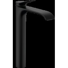 Змішувач Vivenis 250 для умивальника з донним клапаном pop-up. Matt Black (75040670)