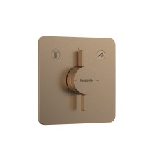 Змішувач прихованого монтажу DuoTurn Q на 2 функції, Brushed Bronze (75414140)