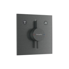 Змішувач прихованого монтажу DuoTurn E на 2 функції, Brushed Black Chrome (75417340)
