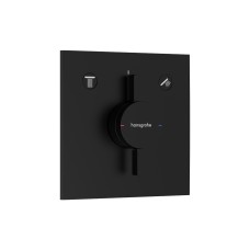 Змішувач прихованого монтажу DuoTurn E на 2 функції, Matt Black (75417670)