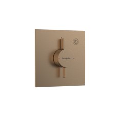 Змішувач прихованого монтажу DuoTurn E на 1 функцію, Brushed Bronze (75617140)