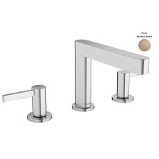 Змішувач Finoris 110 для умивальника на 3 отвори з д/к push-open, Brushed Bronze (76033140)