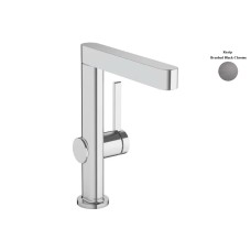 Змішувач Finoris 230 для умивальника, поворотний вилив з д/к push-open, Brushed Black Chrome (76060340)