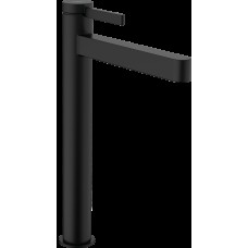 Змішувач Finoris 260 для умивальника з донним клапаном push-open, Matt Black (76070670)