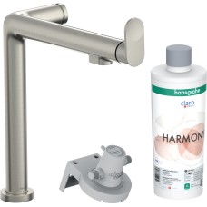 Змішувач Aqittura M91 FilterSystem 240 1jet кухонний сет з Harmony, Stainless Steel Finish (76802800)