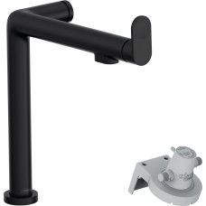 Змішувач Aqittura M91 FilterSystem 240 1jet кухонний, Matt Black (76804670)