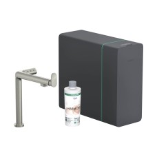 Змішувач Aqittura M91 SodaSystem 240, 1jet, кухонний сет, Stainless Steel Finish (76837800)