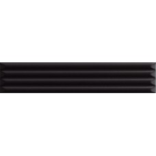 UP CANNETTATO BLACK MATTE 5х25 M109 (192122) (плитка настінна)