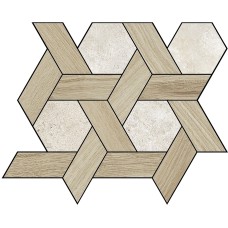 IL CERRETO DECORO CHARDONNAY BEIGE 30х26 P287 (MOSCP02) (мозаїка)