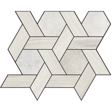 IL CERRETO DECORO CHAMPAGNE WHITE 30х26 M287 (MOSCP04) (мозаїка)