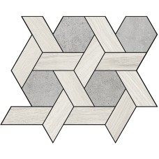 IL CERRETO DECORO CHAMPAGNE GREY 30х26 M287 (MOSCP05) (мозаїка)