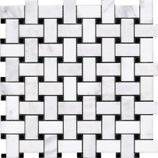 G126 VICTORIAN TRENZADO MARMARA NEGRO 30x30x1 (мозаїка)