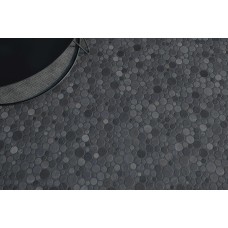 G110 PARADISE ROUND STONE NEGRO 31.5x31.5 (мозаїка)