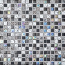 G126 IMPERIA MIX SILVER BLACKS 30.1x30.1 (мозаїка)