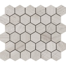 G135 ESSENTIAL HEXAGON SILVER WOOD 25,8x29,8 (мозаїка)