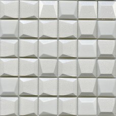 G133 EFFECT SQUARE WHITE 30x30 (мозаїка)
