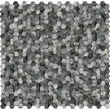 G150 GRAVITY ALUMINIUM 3D HEX METAL TITANIUM 30.7х30.1 (мозаїка)