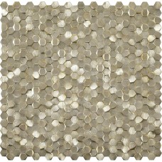 G150 GRAVITY ALUMINIUM 3D HEXAGON GOLD 30.7x30.1 (мозаїка)