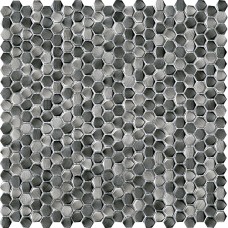G150 GRAVITY ALUMINIUM HEXAGON METAL TITANIUM 30.7х30.4 (мозаїка)