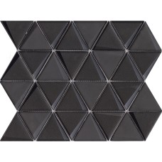 G133 EFFECT TRIANGLE BLACK 31x26 (мозаїка)