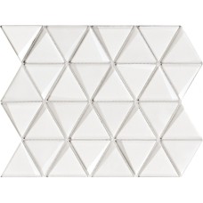 G133 EFFECT TRIANGLE WHITE 31x26 (мозаїка)
