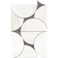 G140 LOOP WHITE DARK 20,3x30 (мозаїка)