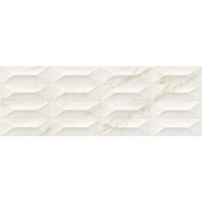 M4PF MARBLEPLAY IVORY STRUTTURA GEM 3D RET 30x90 (плитка настінна)