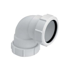 Коліно пластикове 90° d32 з гайками, 32A-WH