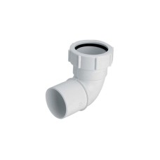 Коліно 90° з гайками d40, 40A-WH