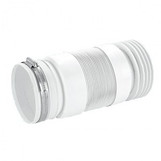 Гнучке пластик.з'єд. розтяжне L260-420mm 110mm без фланц. прокл.з мет.хомутом WC-F23RJ