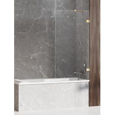 Шторка для ванни AVEXA GOLD SHINE 80х150 скло clear ACTIVE SHIELD 6mm
