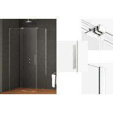 Душова кабіна прямокутна SMART 100x90x200 скло clear ACTIVE SHIELD 8мм