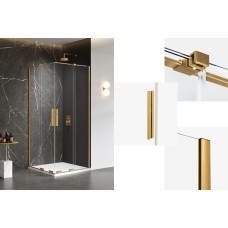 Душова кабіна квадратна SMART GOLD 2D 90x90х200 скло transparent glass 8мм ACTIVE SHIELD 2,0