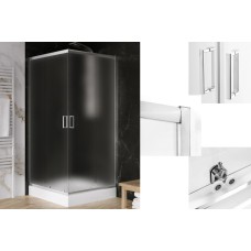 Душова кабіна квадратна SUVIA 2D 80x80х190 скло satin ACTIVE SHIELD 5мм