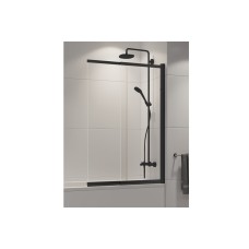 Шторка для ванни SENSI BLACK 85x150 скло clear ACTIVE SHIELD 5mm